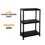 3/4/5 Tier Plastic Racking Shelving Storage Unit - Image 3