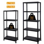 3/4/5 Tier Plastic Racking Shelving Storage Unit - Image 16