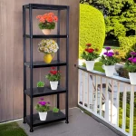 3/4/5 Tier Plastic Racking Shelving Storage Unit - Image 22