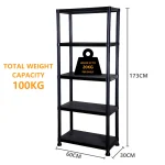 3/4/5 Tier Plastic Racking Shelving Storage Unit - Image 18