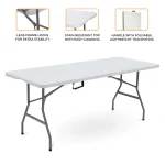Foldable Banquet Camping Table - Image 8