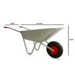 65 Liter Wheelbarrow Metal Cart Heavy Duty - Image 4